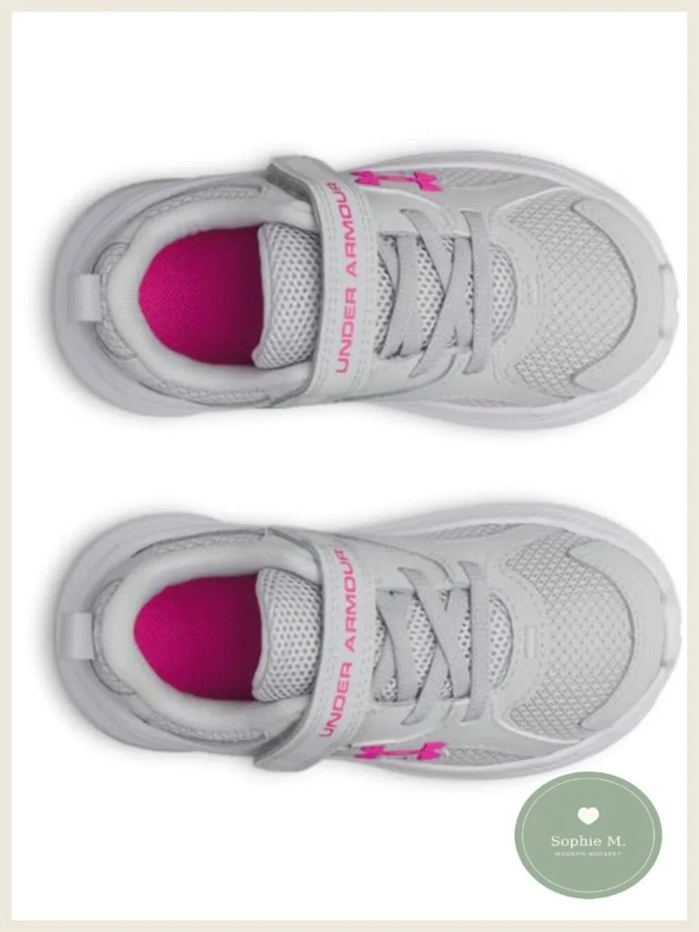 Infant Sneakers Hook & Loop Closure Lightweight Breathable